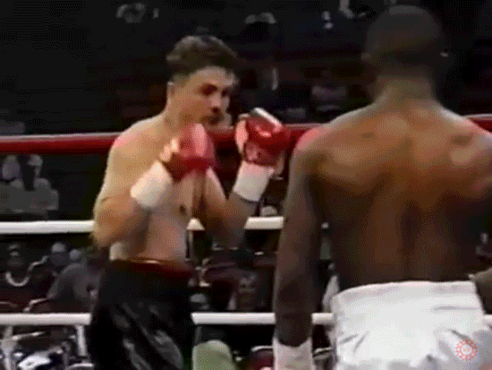 Floyd Mayweather DROPPED FINISHED Bobby Geipert R1 .gif