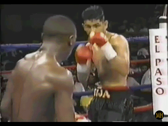 Floyd Mayweather FINISHED Louie Leija R2 .gif